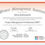 PMP exam Alina Andronache